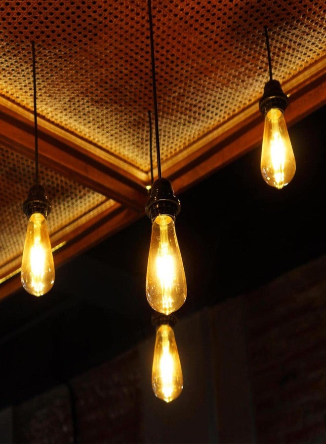 ويبرو مصباح ويبرو جارنت 8 واط A60 LED خيطي | مصباح LED زخرفي لتزيين المنزل والمكتب | مصباح خيطي موفر للطاقة مزود بحماية مدمجة ضد زيادة التيار | مصباح E27، 2700 كلفن (أبيض دافئ، عبوة من 3 مصابيح) - Image 4